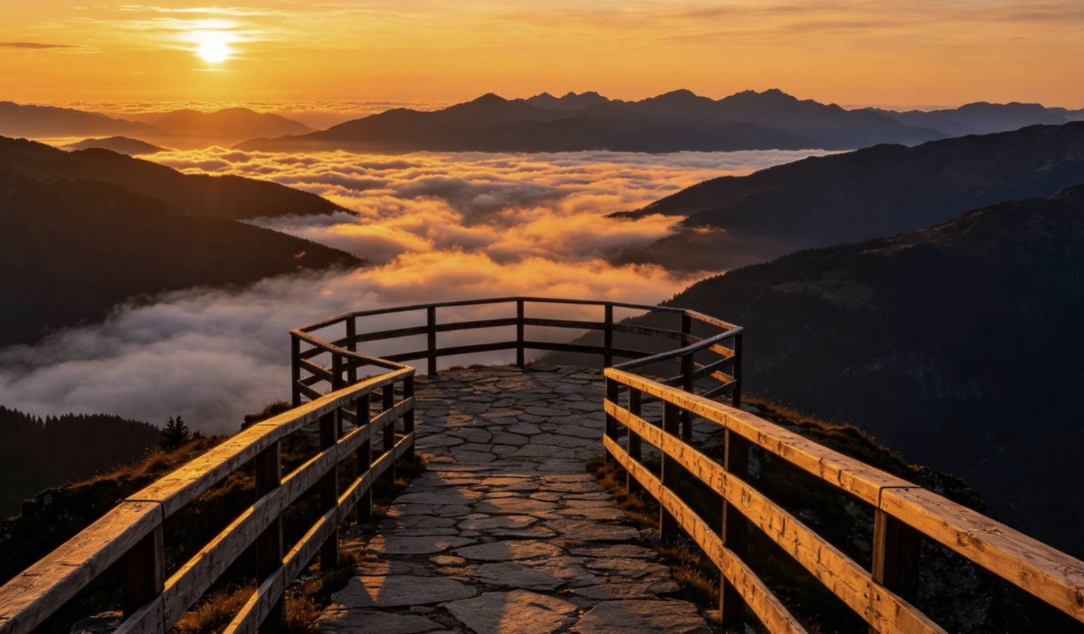 高山观景台